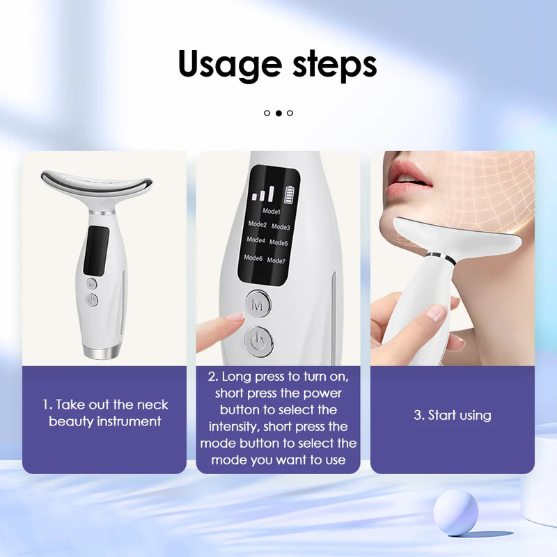 Massageador Vibratporio Facial e Pescoço